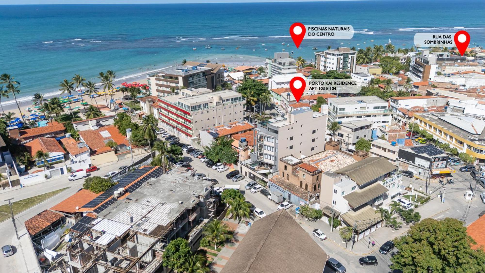 Ama Flat Porto Kai - Centro Da Vila 50M Do Mar. Pôrto das Galinhas Extérieur photo